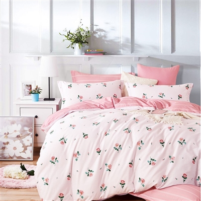 Isabella Rose Only 100% Cotton Reversible Comforter Set