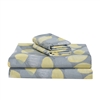 Woodgrove Yellow Green Leaf 100% Cotton Sheet Set with Pillowcase