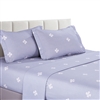 Lillian Gray Floral 100% Cotton 4 pcs Sheet Set