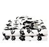 Hepburn Black White Floral Pure Cotton Sheet Set with Pillowcase