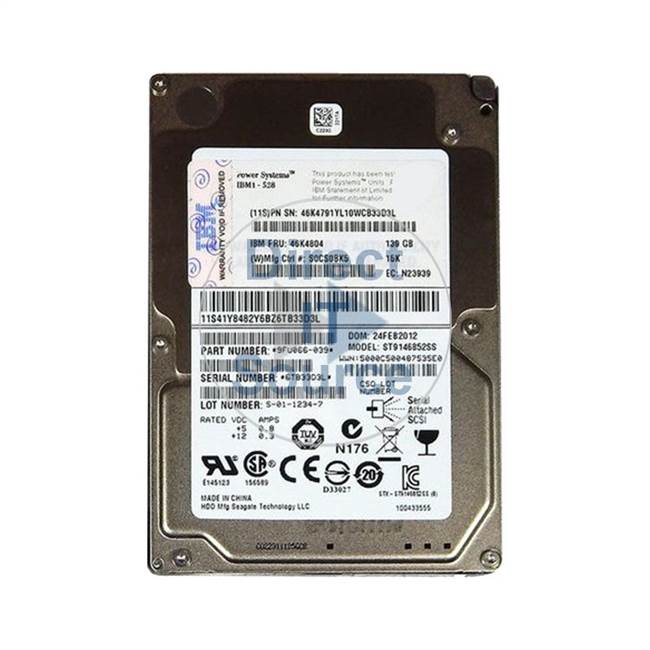 00E6171 IBM - 139GB 15K SAS Cache Hard Drive