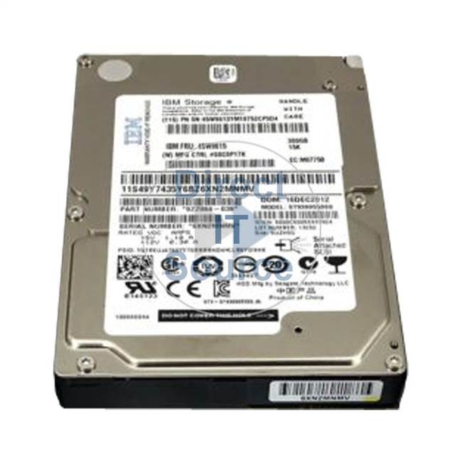 00E8661 IBM - 300GB 15K SAS 2.5" Cache Hard Drive