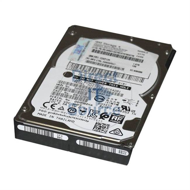 00E9942 IBM - 1.8TB 10K SAS 2.5" Cache Hard Drive