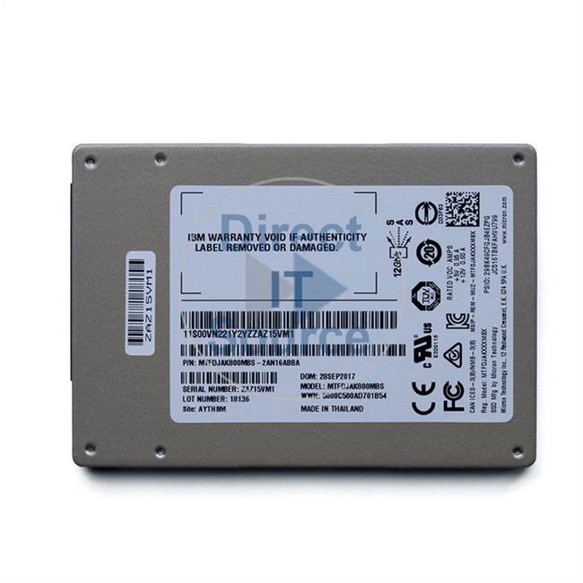 00YC465 IBM - 800GB SAS 12Gbps 2.5" Cache Hard Drive