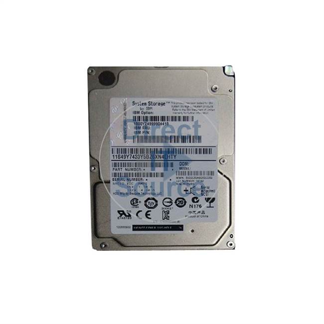 01AC598 IBM - 1.8TB 10K SAS 2.5" Cache Hard Drive