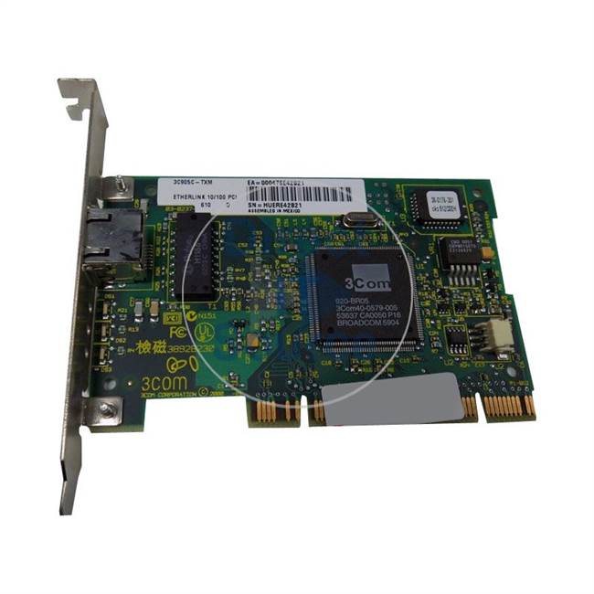 3Com 02-0237-001 - 10/100 PCI LAN Network Card
