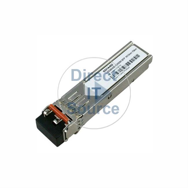 3Com 0231A452 - 1000Base-Lh70 CWDM SFP 1610Nm 70Km LC Transceiver Single Module