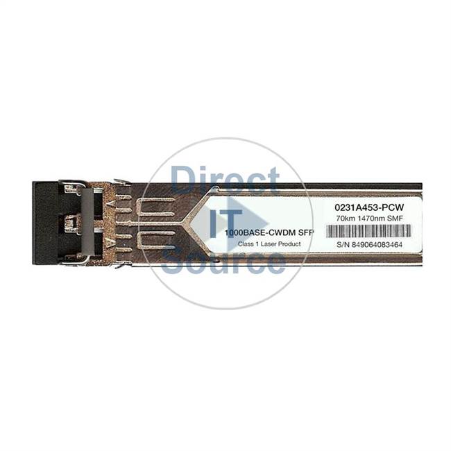 3Com 0231A456 - 1000Base-Lh70 CWDM SFP 1530Nm 70Km LC Transceiver Single Module