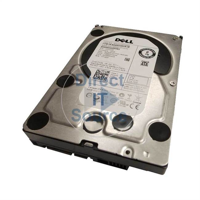 02G4HM Dell - 2TB 7.2K SATA 3.0Gbps 3.5" Cache Hard Drive