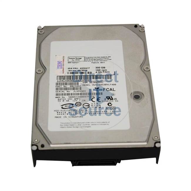 0B23462 IBM - 300GB 15K Fibre Channel 3.5" Cache Hard Drive