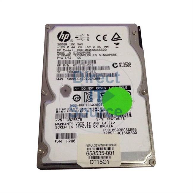 0B25678 Hitachi - 300GB 10K SAS 2.5" 64MB Cache Hard Drive