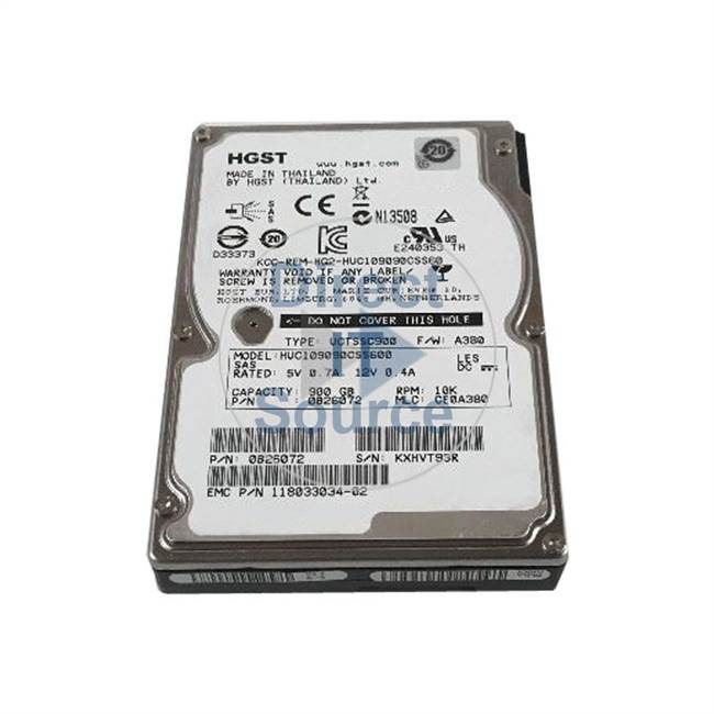 0B26072 Hitachi - 900GB 10K SAS 2.5" Cache Hard Drive