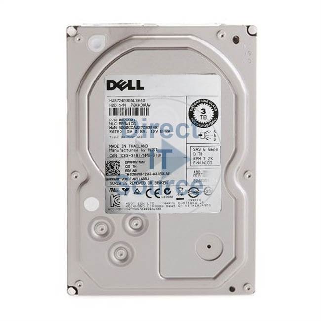 0B26901 Hitachi - 3TB 7.2K SAS 3.5" 64MB Cache Hard Drive