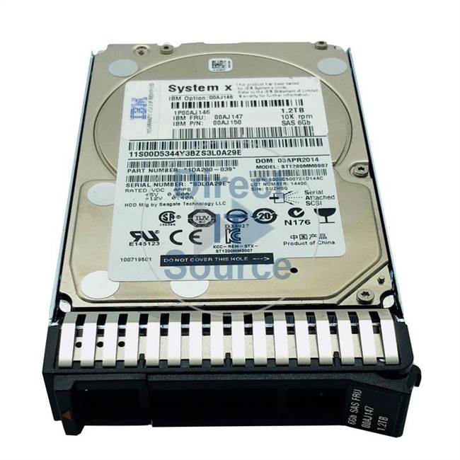 0B31798 Hitachi - 1.2TB 10K SAS 2.5" Cache Hard Drive