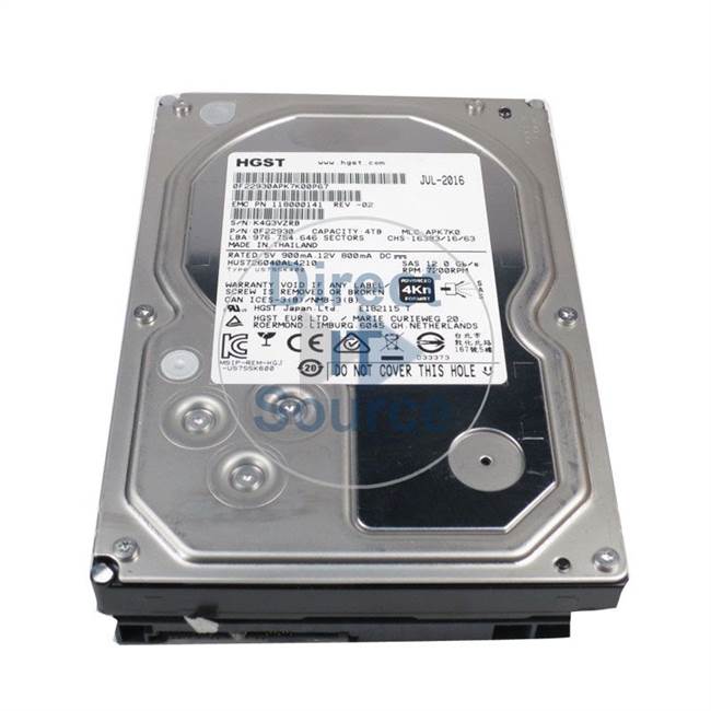 0F22930 Hitachi - 4TB 7.2K SATA 3.5" Cache Hard Drive