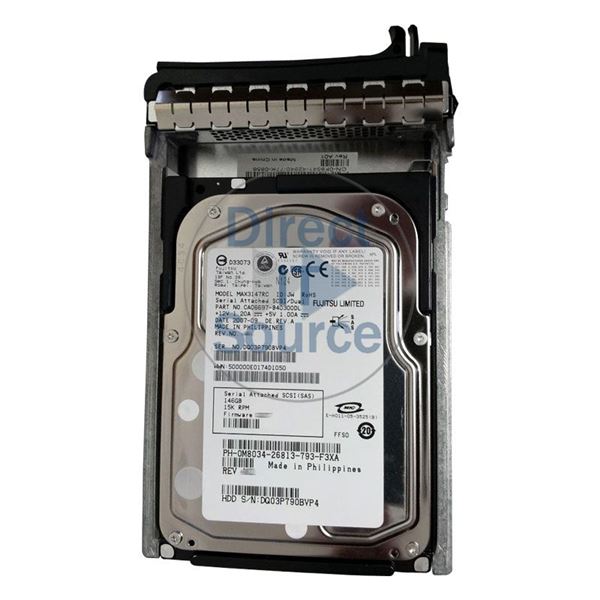 Dell 0M8034 - 147GB 15K SAS 3.5" Hard Drive