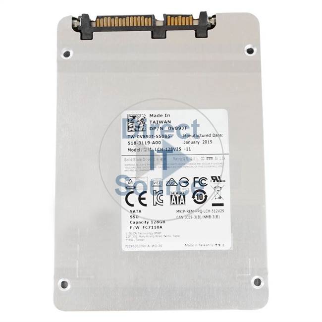 0V89JT Dell - 128GB SATA 6.0Gbps 2.5" Cache Hard Drive