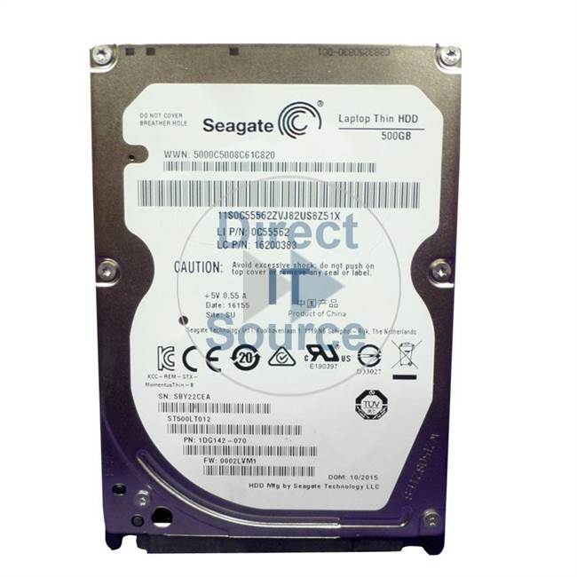 16200383 Seagate - 500GB Cache Hard Drive
