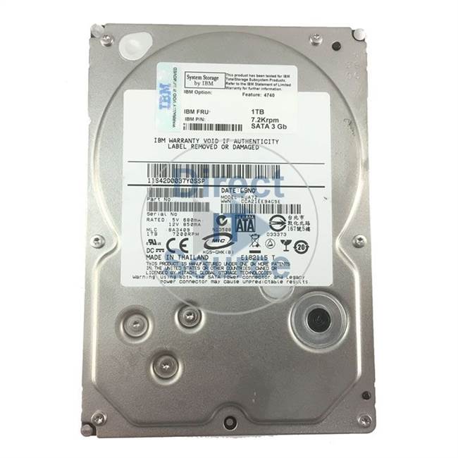 1727-5561 IBM - 1TB 7.2K SATA 3.0Gbps 3.5" Cache Hard Drive