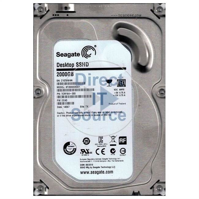 1CM164-300 Seagate - 2TB Cache Hard Drive