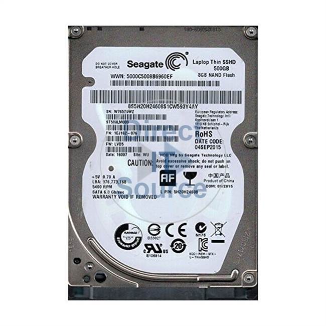 1EJ162-076 Seagate - 500GB 5.4K SATA 2.5" Cache Hard Drive