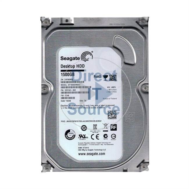 1ER162-302 Seagate - 1TB SATA 3.5" Cache Hard Drive