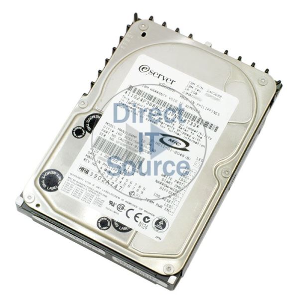 IBM 24P3688 - 18.2GB 10K 68-PIN SCSI 3.5" Hard Drive