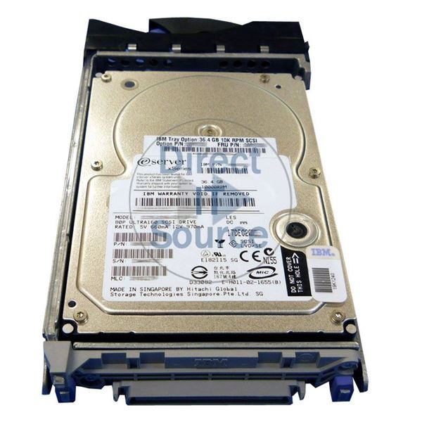 IBM 24P3691 - 36.4GB 10K 80-PIN Ultra-160 SCSI 3.5" Hard Drive