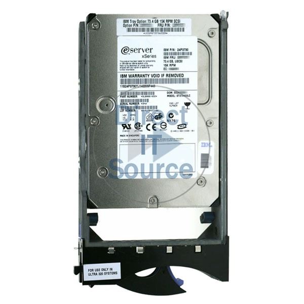 IBM 24P3730 - 73.4GB 15K 80-PIN Ultra-320 SCSI 3.5" Hard Drive