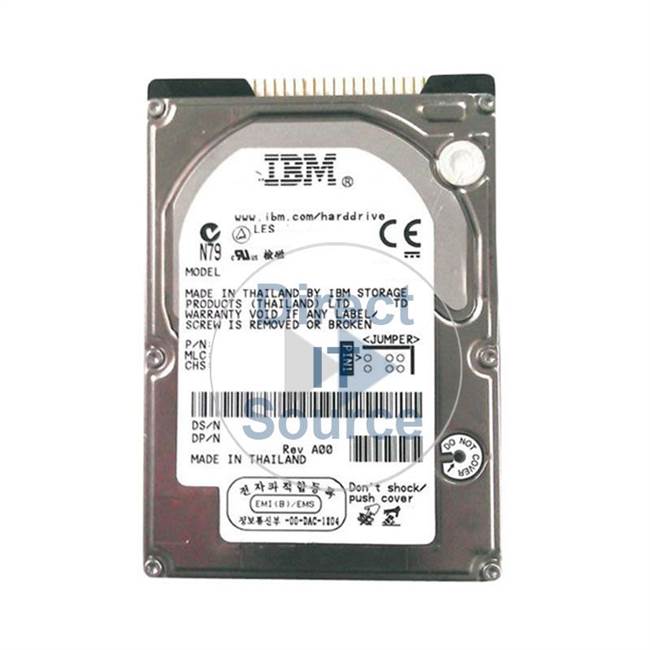 IBM 24P6006 - 60GB 5.4K IDE 3.5Inch Hard Drive