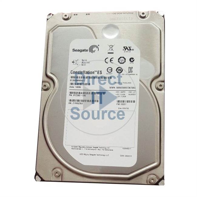 3282279-A Hitachi - 2TB 7.2K SAS 3.5" Cache Hard Drive