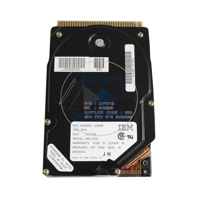 33F8712 IBM - 120MB 3.5" Cache Hard Drive