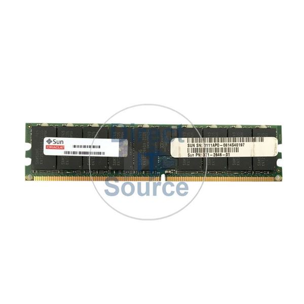 Sun 371-2646 - 4GB DDR2 PC2-4200 ECC Registered Memory