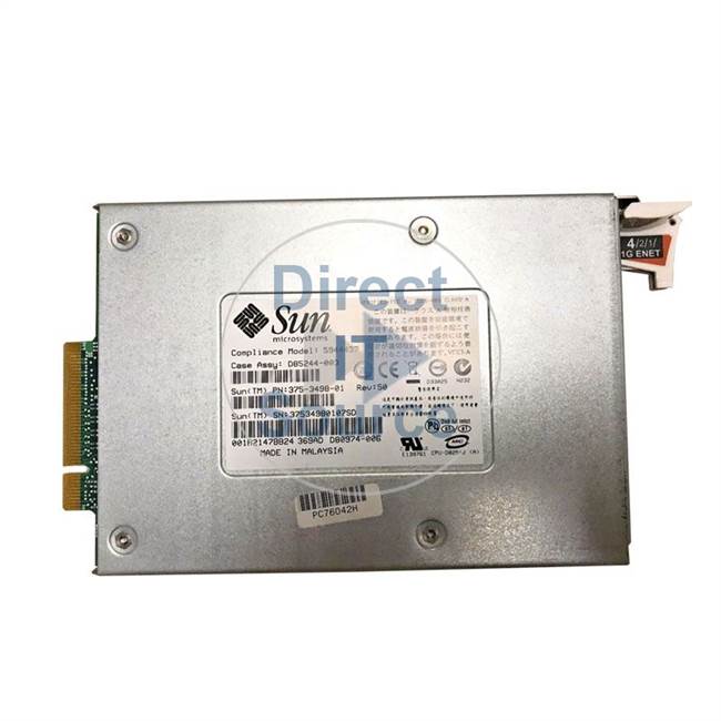 Sun 375-3498 - X4 PCI Express Quad GigaBit Ethernet UTP Expressmodule