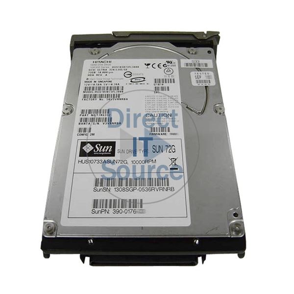 Sun 390-0176 - 73.4GB 10K Ultra-320 SCSI 3.5" Hard Drive