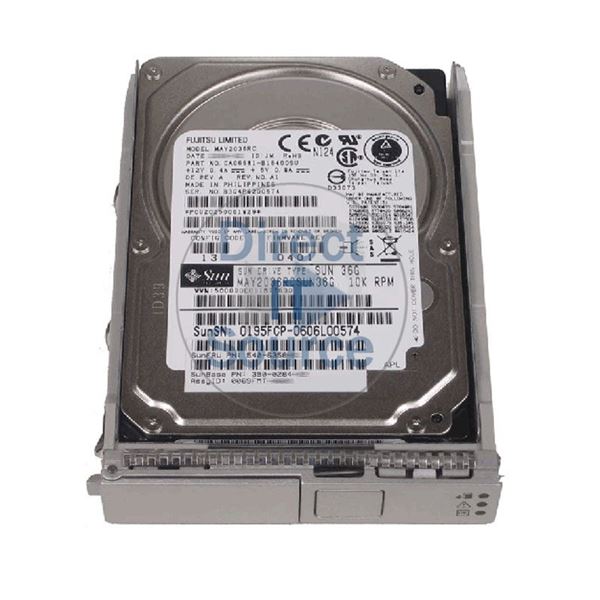 Sun 390-0210 - 36GB 10K SAS 3.0Gbps 2.5" Hard Drive