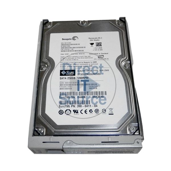 Sun 390-0411-04 - 250GB 7.2K SATA 3.5" Hard Drive