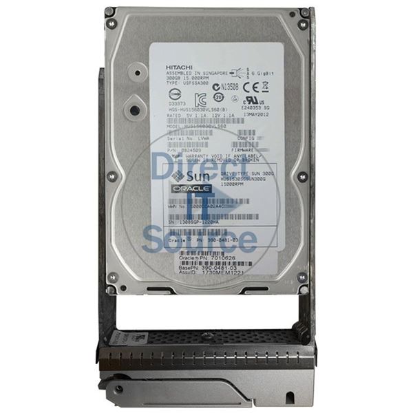 Sun 390-0481-03 - 300GB 15K SAS 3.5" Hard Drive