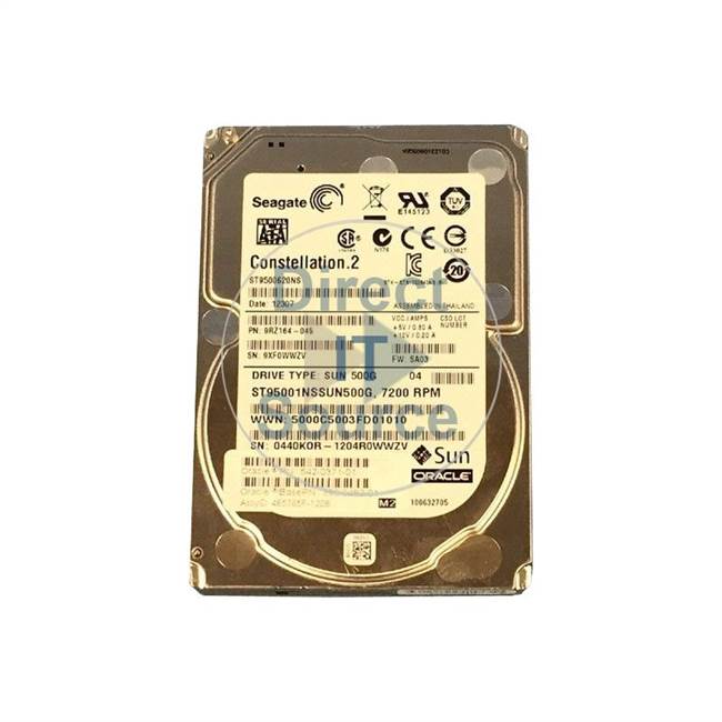 390-0492-01 Sun - 500GB 7.2K SATA 2.5" Cache Hard Drive