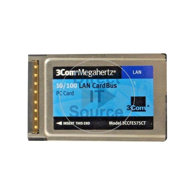 3Com 3CCFE575CT - 10/100 32-Bit Megahertz LAN Card
