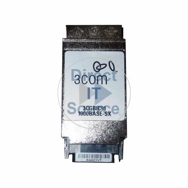 3Com 3CGBIC91 - 9400 1000 Base SX GBIC Transceiver Module