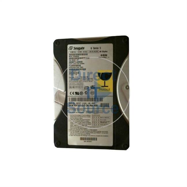 Dell 3F337 - 40GB 5.4K IDE 3.5" Hard Drive
