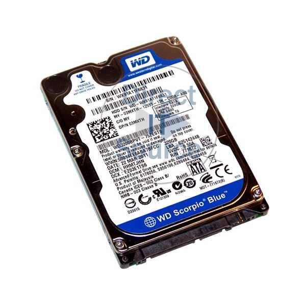 Dell 3MXTH - 320GB 5.4K SATA 2.5" Hard Drive