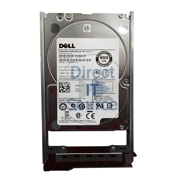 Dell 3P3DF - 900GB 10K SAS 6.0Gbps 2.5" 64MB Cache Hard Drive
