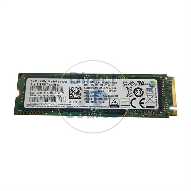 Dell 3WF8W - 512GB SSD