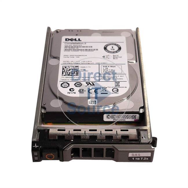 Dell 400-ACYE - 1TB 7.2 SAS 2.5Inch Cache Hard Drive