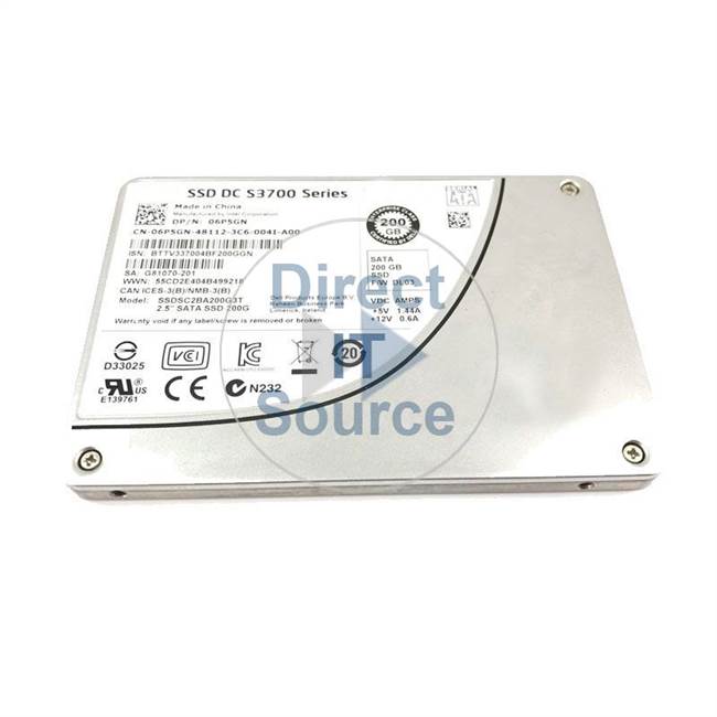 Dell 400-AFNI - 200GB SATA 2.5" SSD