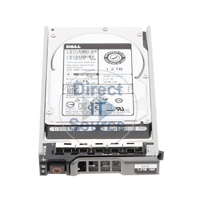 400-AIXV Dell - 1.2TB 10K SAS 2.5" Cache Hard Drive