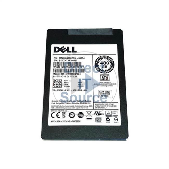 Dell 400-AMIT - 480GB SATA 6.0Gbps 2.5" SSD