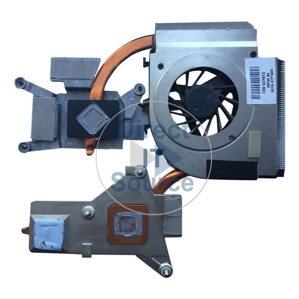 HP 518435-001 - Fan & Heatsink for Pavilion DV6 Notebook